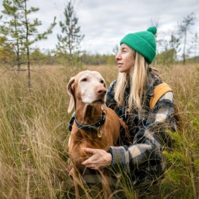 Stressing dog walks